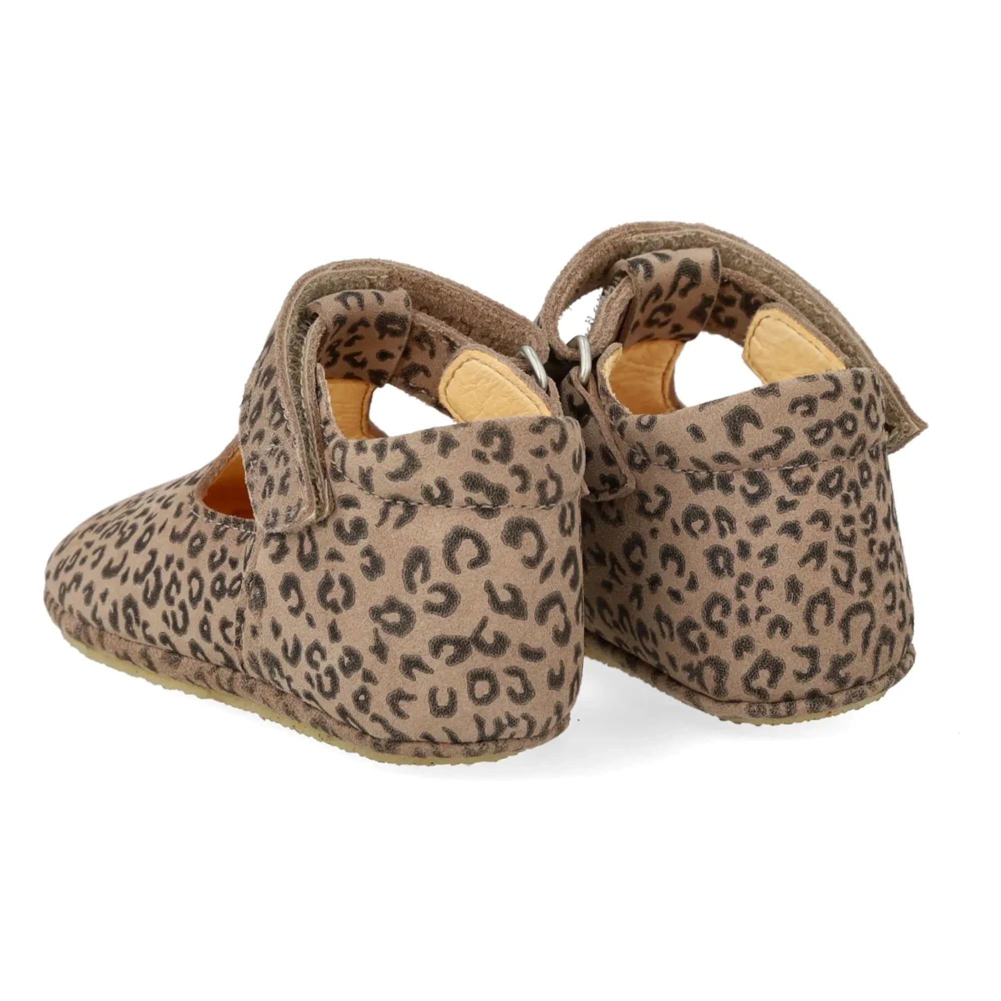 Angulus - Zapatillas de Leopardo de Ante | Marrón