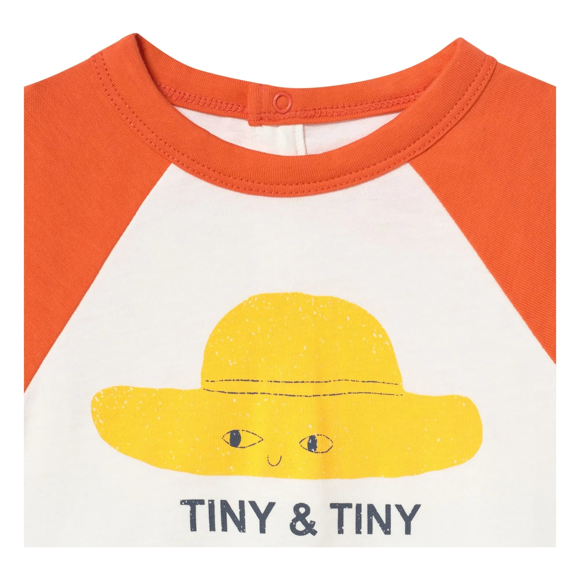 Tinycottons - Body de algodón orgánico y gorro | Blanco