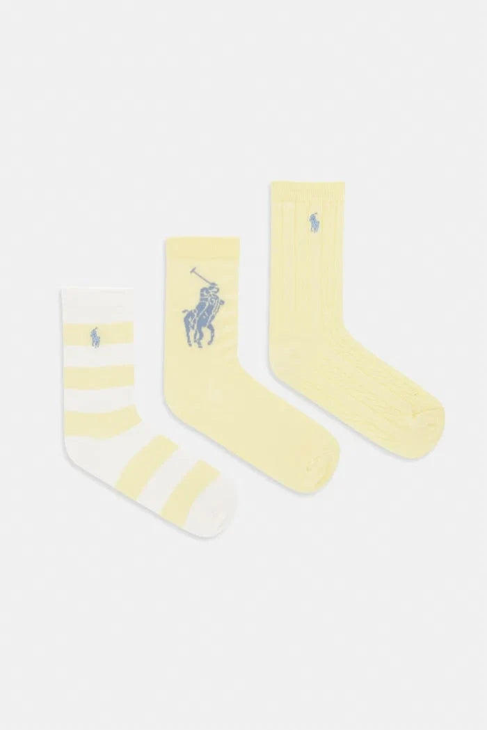 Polo Ralph Lauren Calcetines Infantiles, Paquete de 3