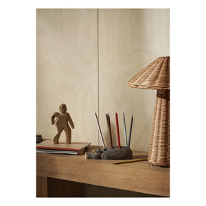 Ferm Living - Lámpara de ratán Dou