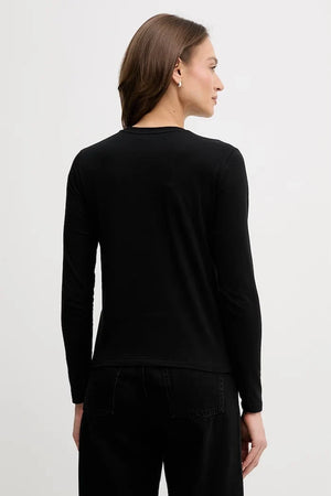 Blusa de algodón de manga larga Polo Ralph Lauren para mujer