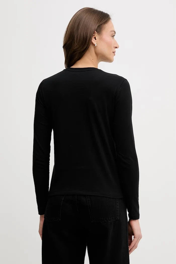 Blusa de algodón de manga larga Polo Ralph Lauren para mujer