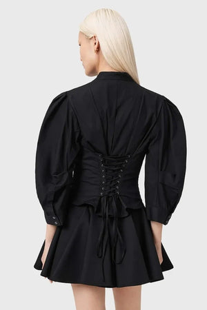 Camisa de algodón AllSaints MAUD
