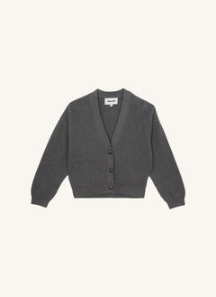 Smallable Kid - Chaqueta de algodón orgánico Abbey | Gris melange
