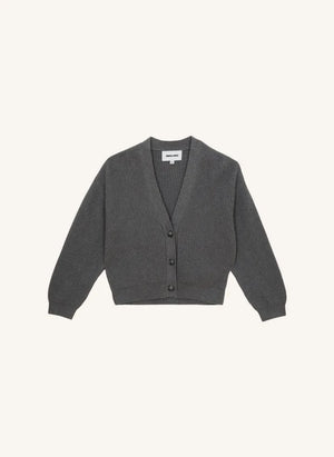 Smallable Kid - Chaqueta de algodón orgánico Abbey | Gris melange