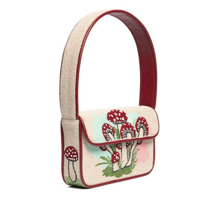 Staud - Bolso Tommy con abalorios | Crema