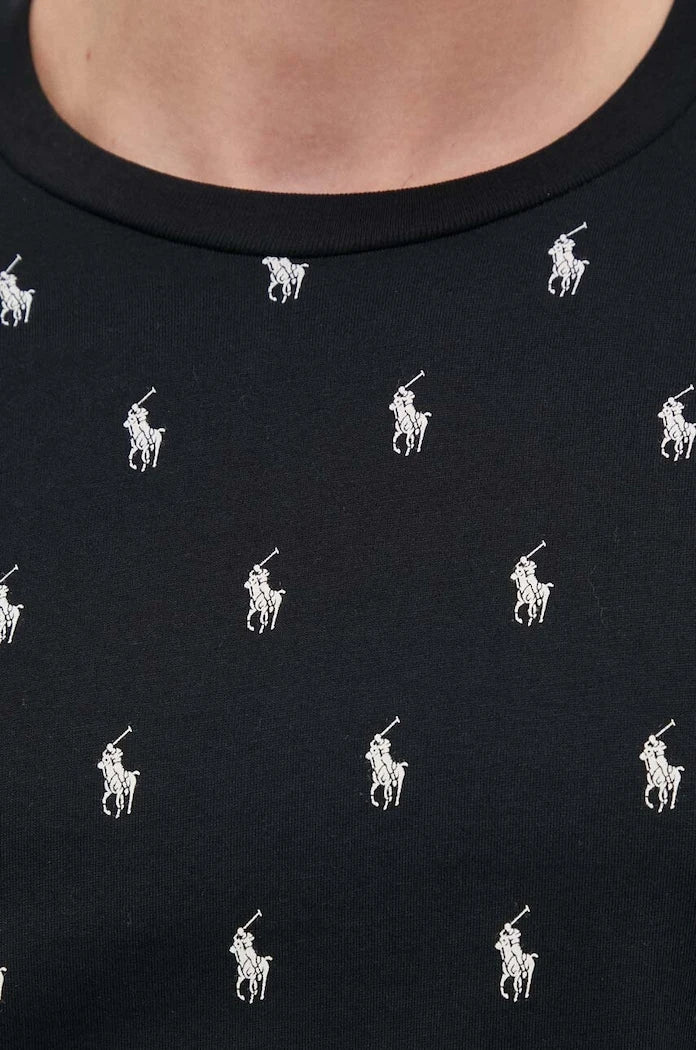 Top de pijama de algodón de manga corta Polo Ralph Lauren