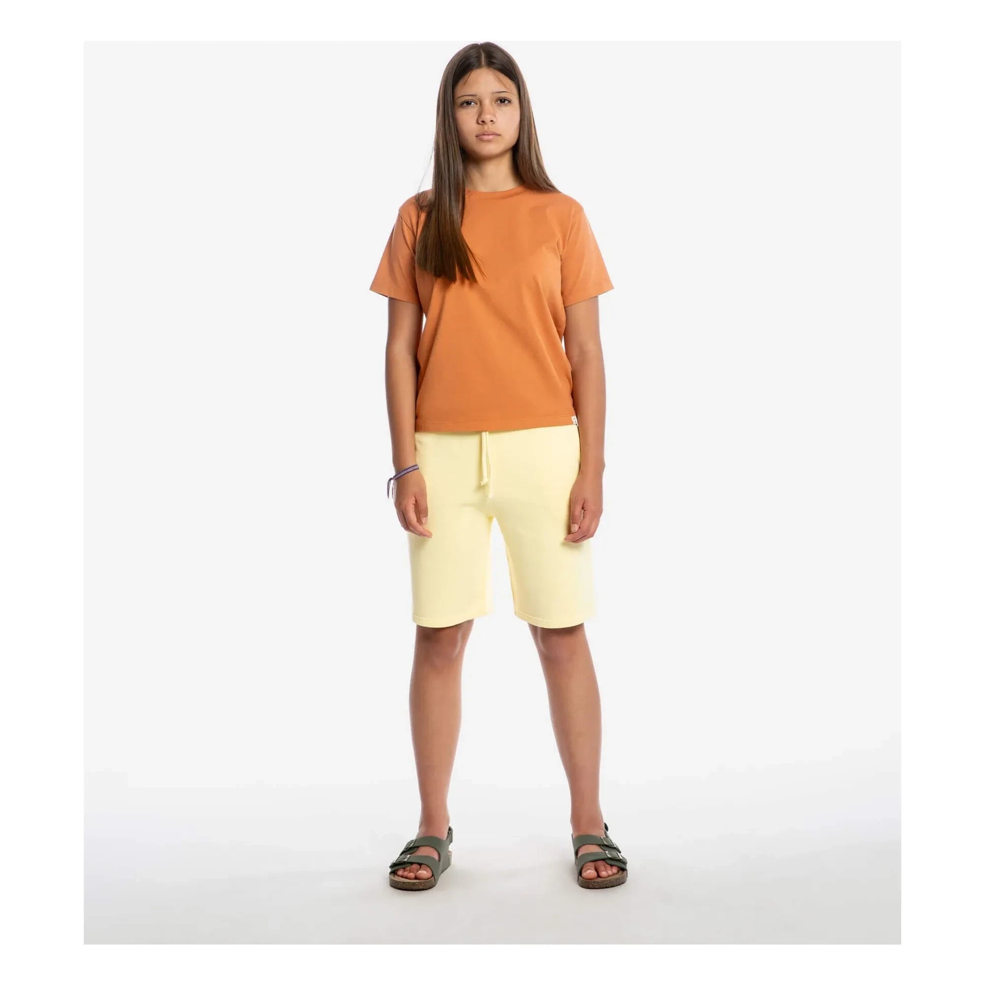 Matona - Short de algodón orgánico | Amarillo pálido