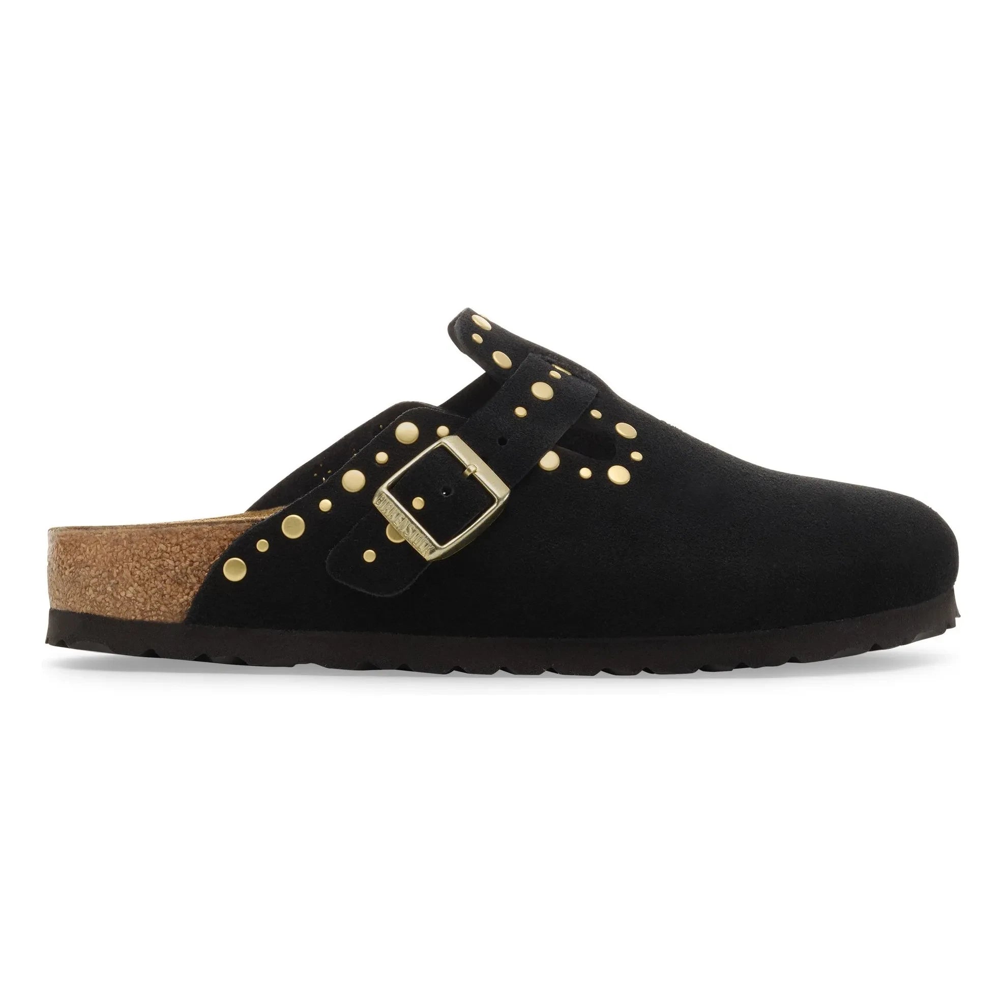 BIRKENSTOCK - Zuecos Boston Rivet Suecia | Negro