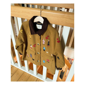 SISSEL EDELBO - Chaqueta de algodón orgánico Cara - Colección infantil | Camel