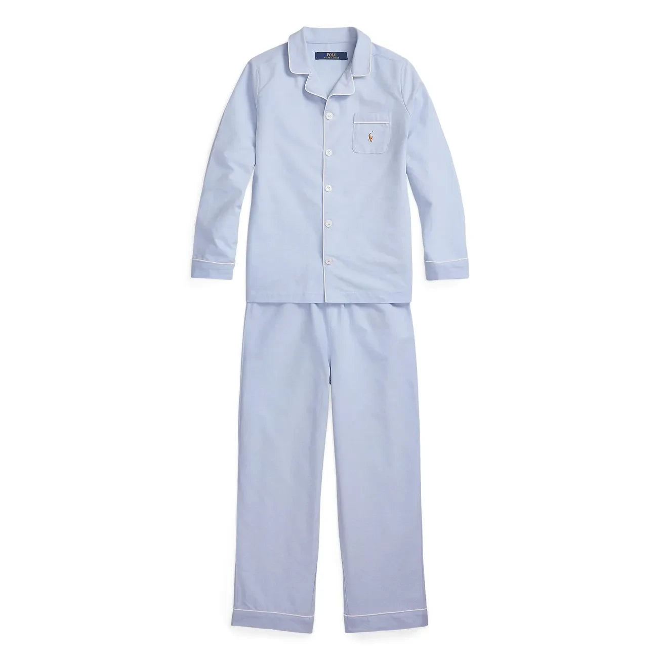 Ralph Lauren - Logo Tişört ve Pantolon Pijama | Açık Mavi