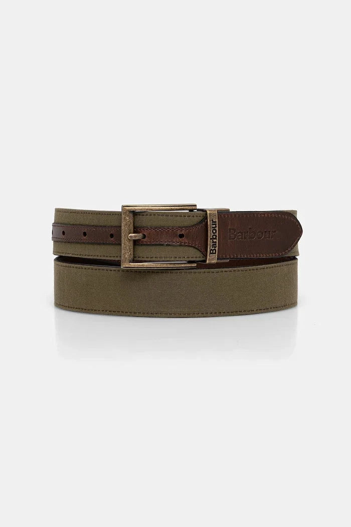 Cinturón de cuero Barbour para hombre