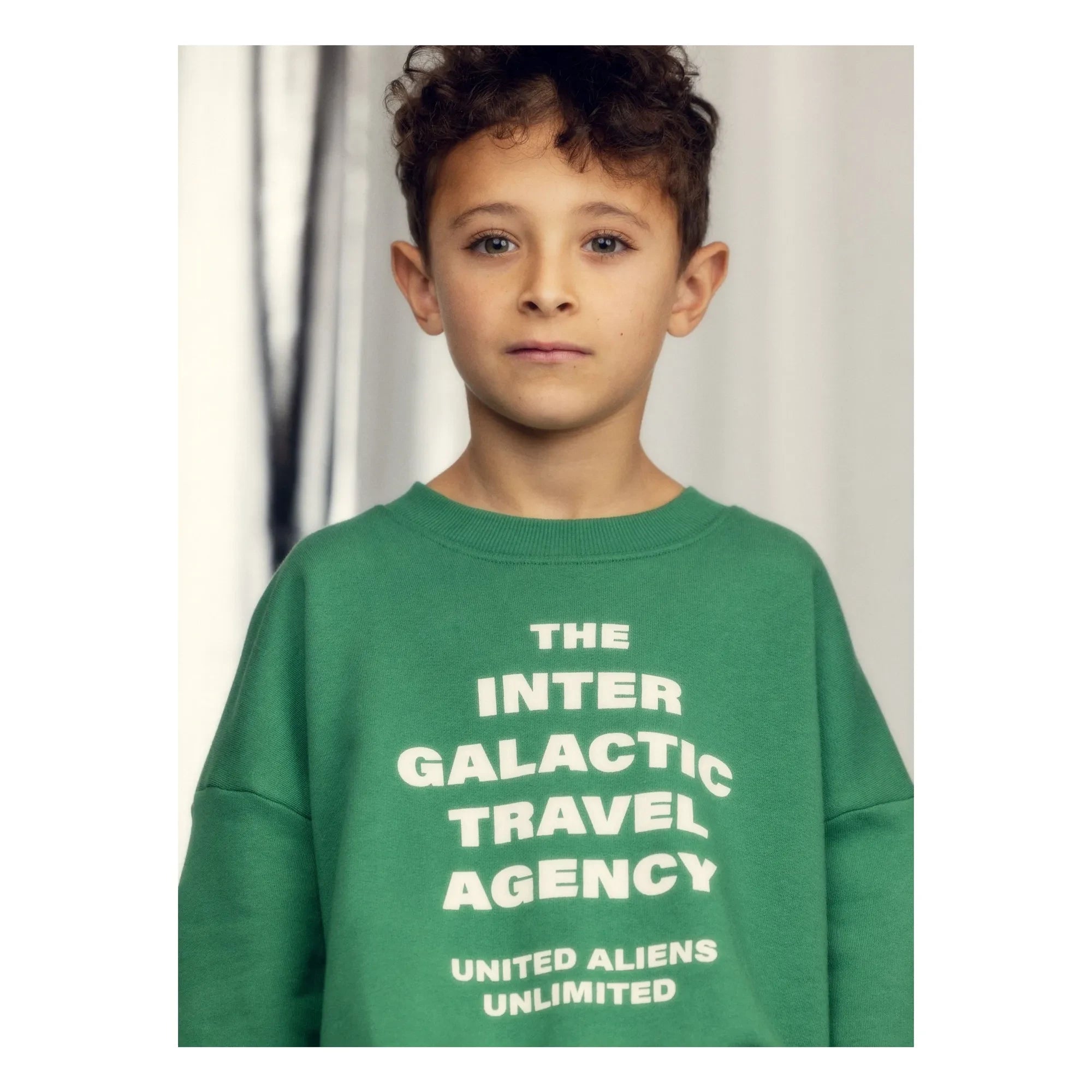 Mini Rodini - Sudadera Travel Agency Algodón orgánico | Verde