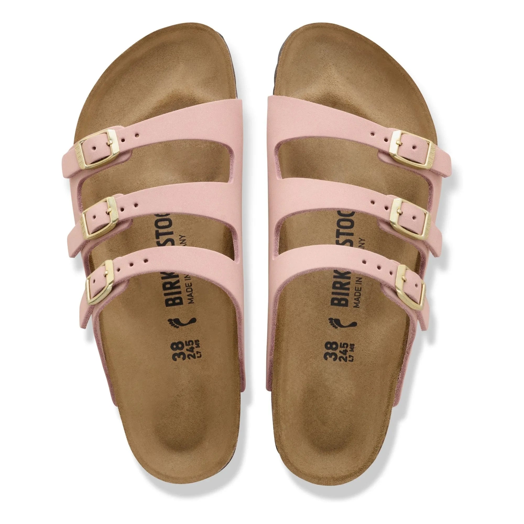 BIRKENSTOCK - Sandalias de piel nobuck Florida Fresh | Rosa