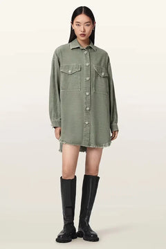 Vestido camisero de lyocell HETTIE de AllSaints