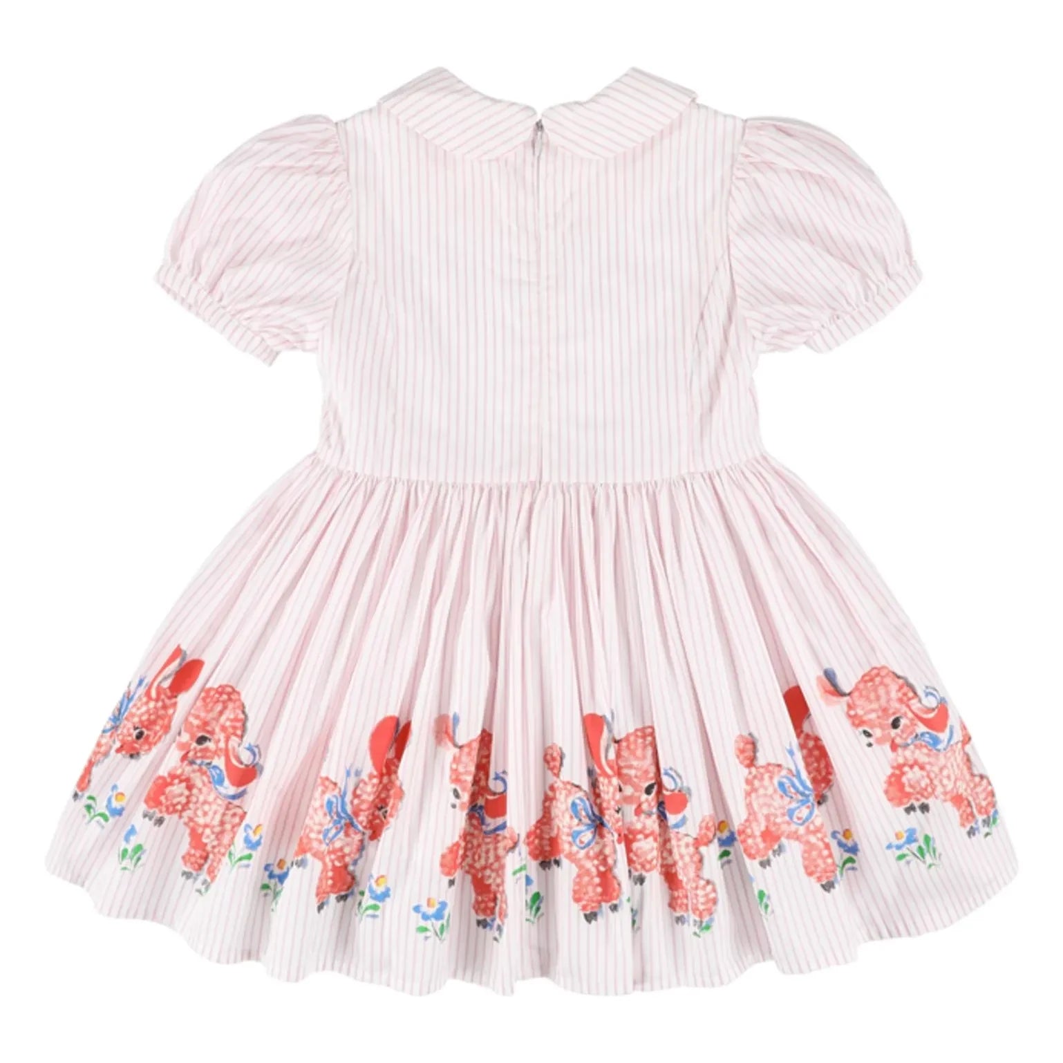 Morley - Vestido Claudine a rayas Xuli | Rosa palo