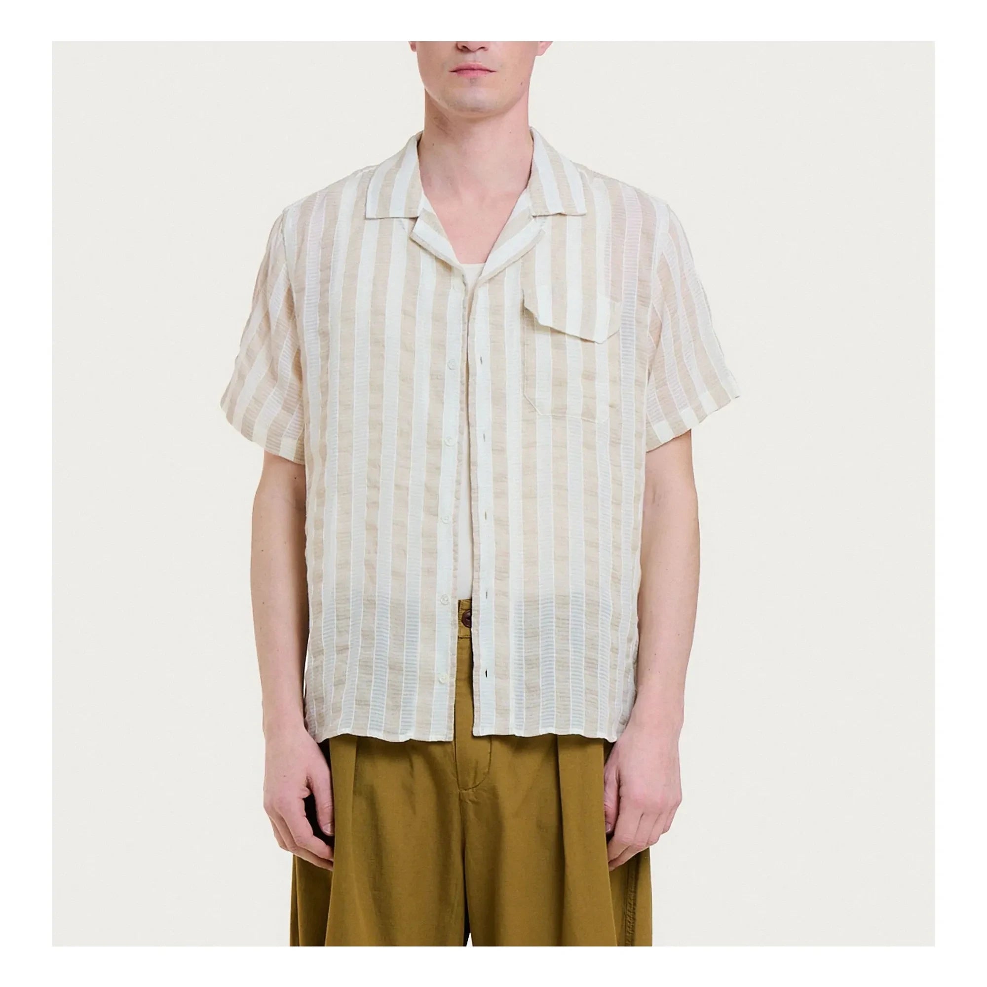 Homecore - Camisa de rayas Lotie | Beige
