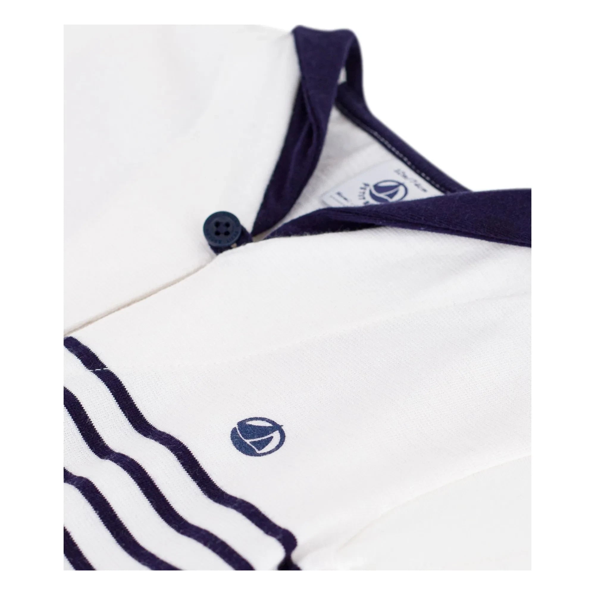 Petit Bateau - Polo de algodón orgánico | Blanco