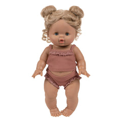 Minikane - Muñeca Louise con conjunto de punto acanalado
