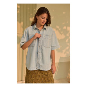 Marlot Paris - Camisa Vaquera Colette - Colección Mujer | Azul Claro