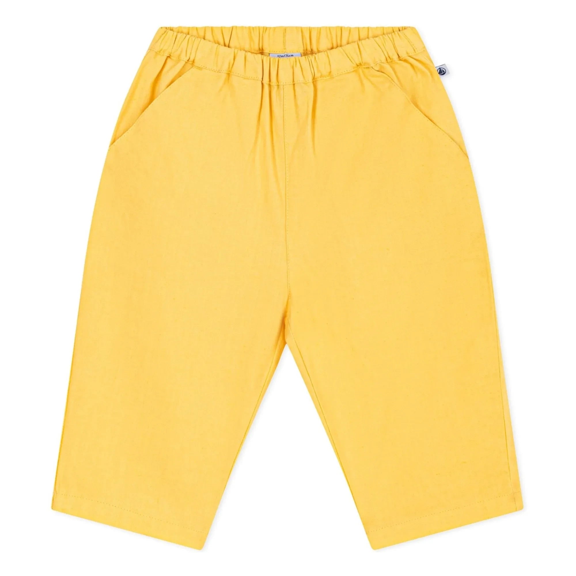 Petit Bateau - Pantalón de lino | Amarillo
