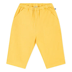 Petit Bateau - Pantalón de lino | Amarillo