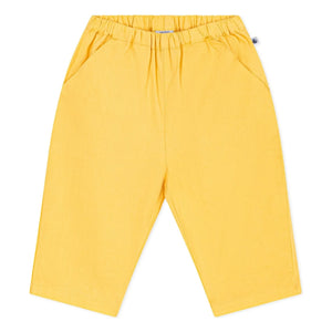 Petit Bateau - Pantalón de lino | Amarillo