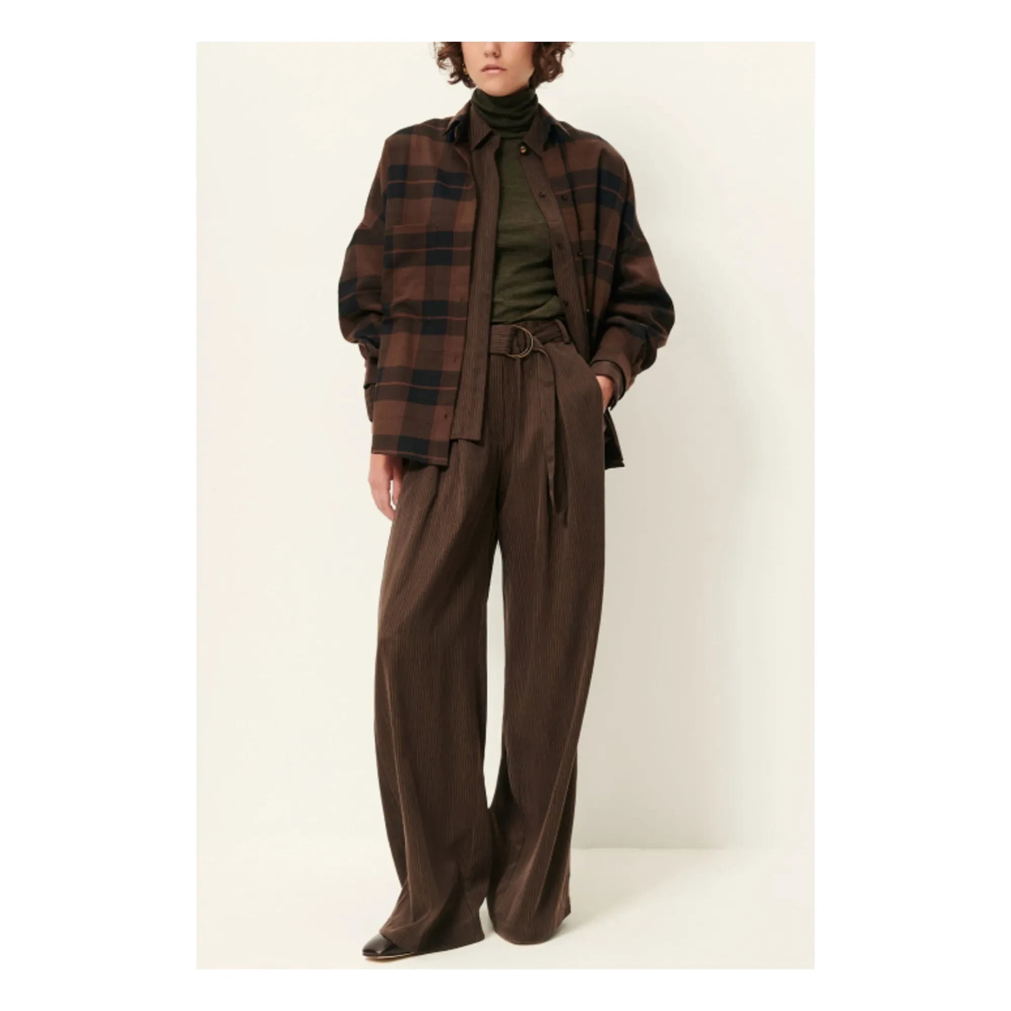Sessùn - Pantalones Rim C de rayas | Marrón