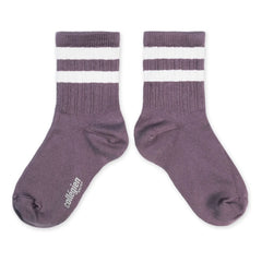Calcetines de rayas Collégien - Nico | Morado