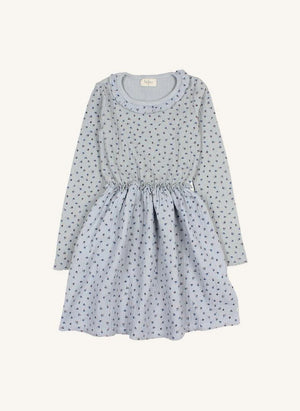 Búho - Çiçekli elbise | Gri mavi