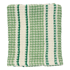 Madam Stoltz - Toalla de invitados de nido de abeja | Verde