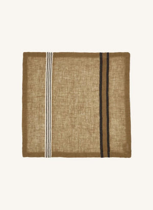 Libeco - Servilleta a Rayas | Beige