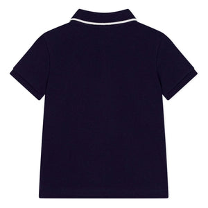 Petit Bateau - Polo de algodón orgánico | Azul noche