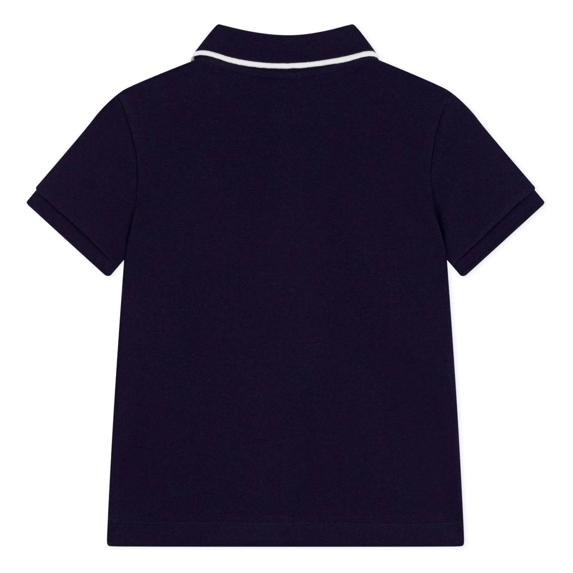 Petit Bateau - Polo de algodón orgánico | Azul noche