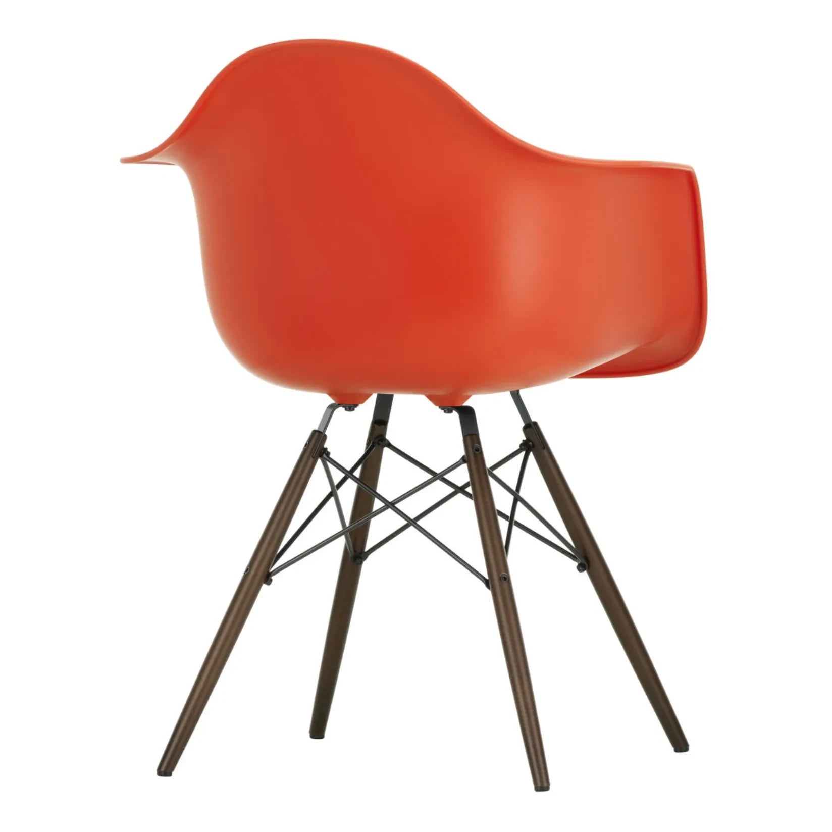 Vitra - Silla DAW - base de arce - Charles & Ray Eames | Rojo amapola