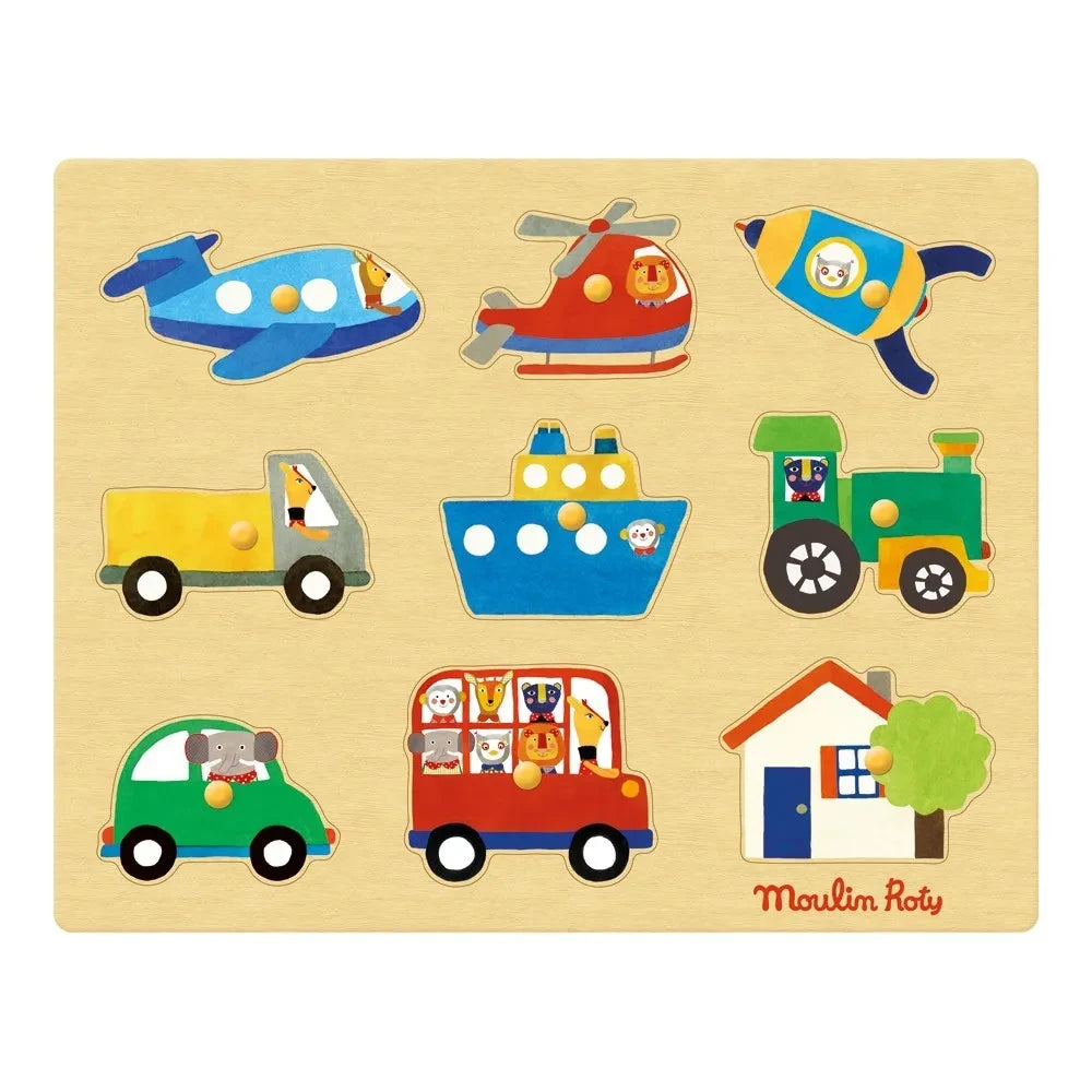 Moulin Roty - Puzle de transporte