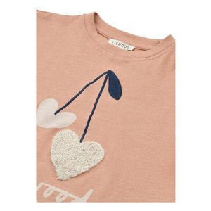 Liewood - Camiseta Tyler Hearts de algodón orgánico | Rosa