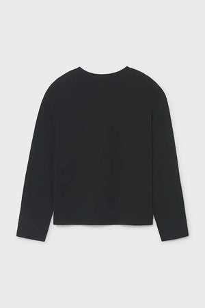 Blusa de manga larga de algodón Mayoral para niños