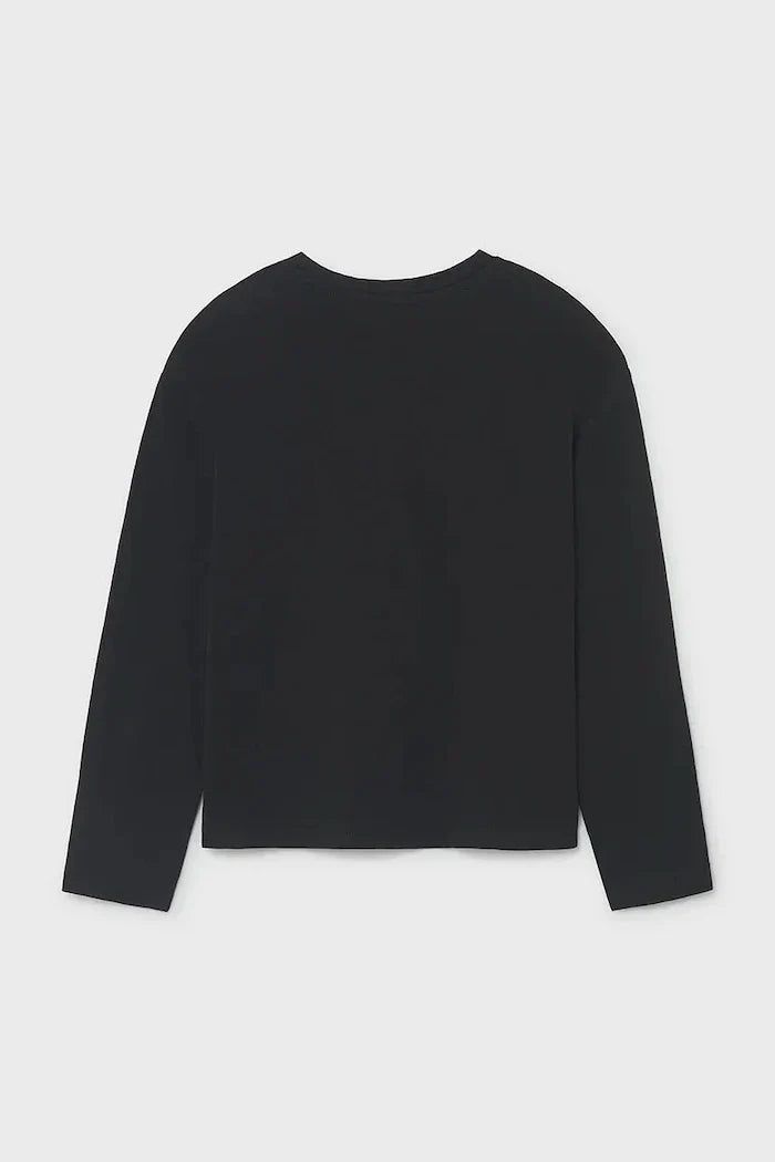 Blusa de manga larga de algodón Mayoral para niños