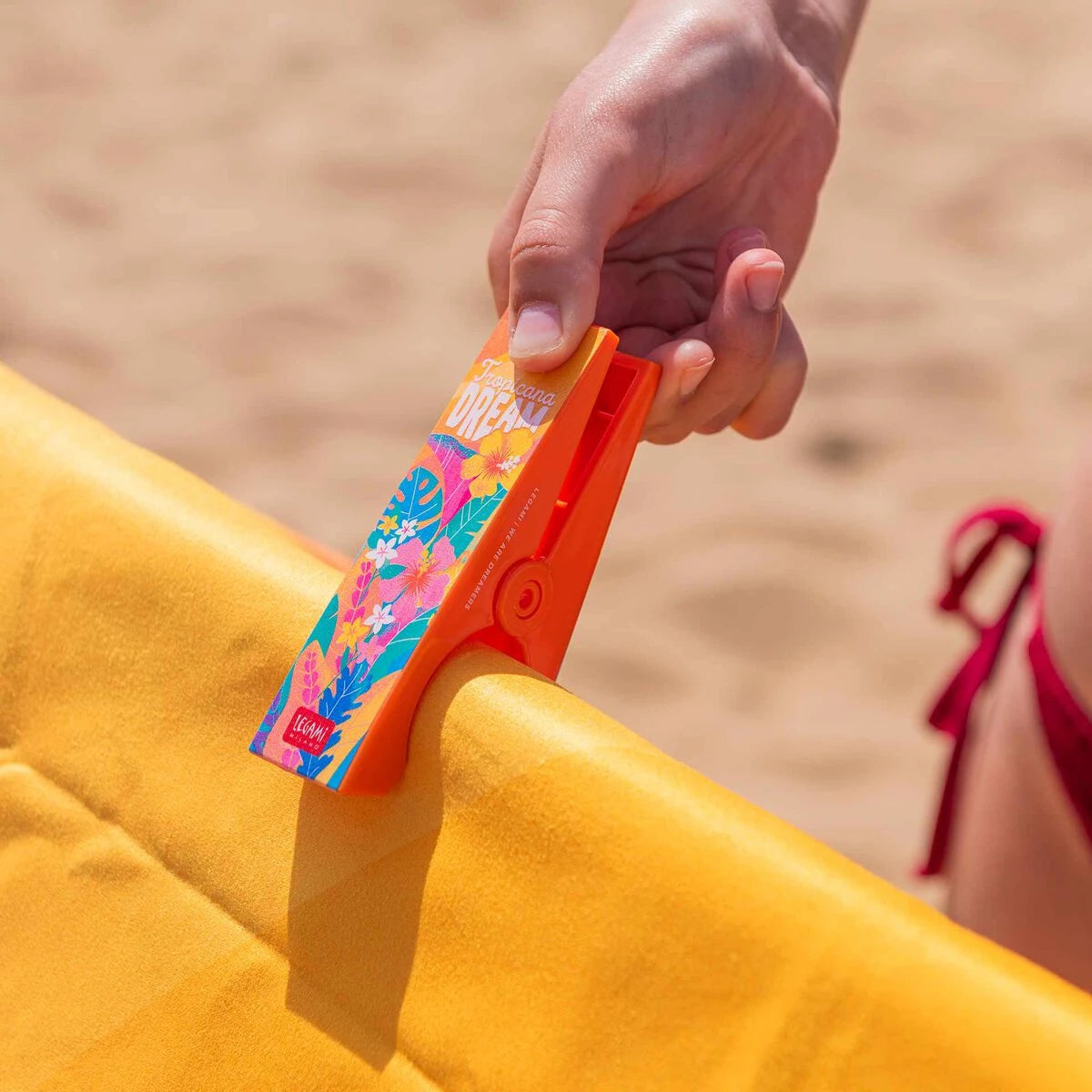 Legami - Set de 2 Clips para Toallas de Playa - Sueño Tropical
