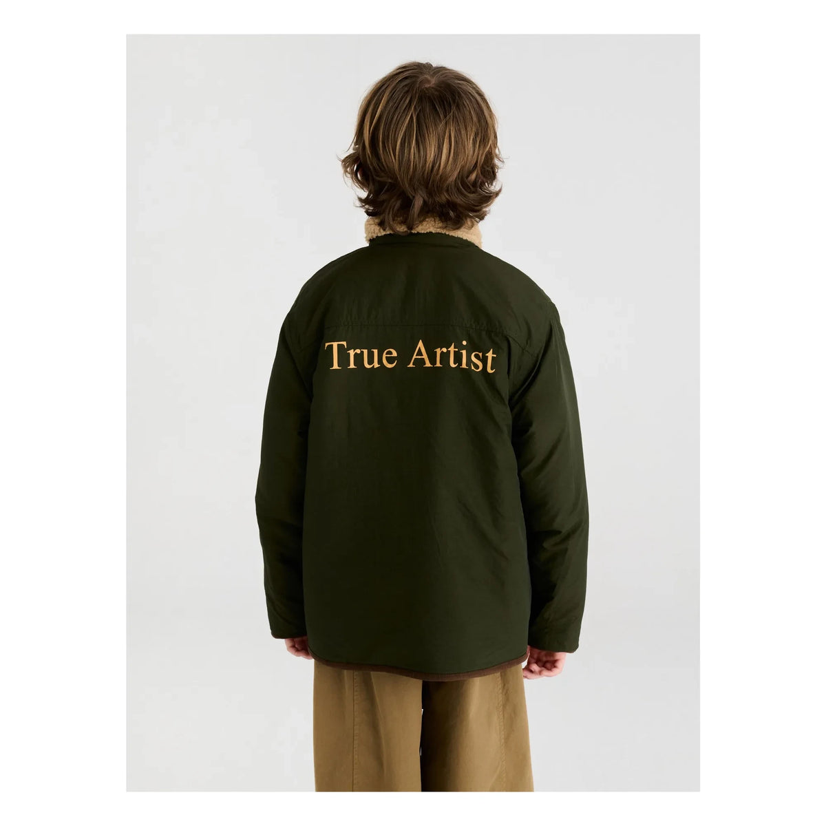 True Artist - Chaqueta Sherpa Reversible N°3 | Marrón