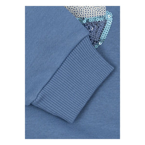 Konges Sløjd - Sudadera Loumilla Glaces Algodón Orgánico | Azul