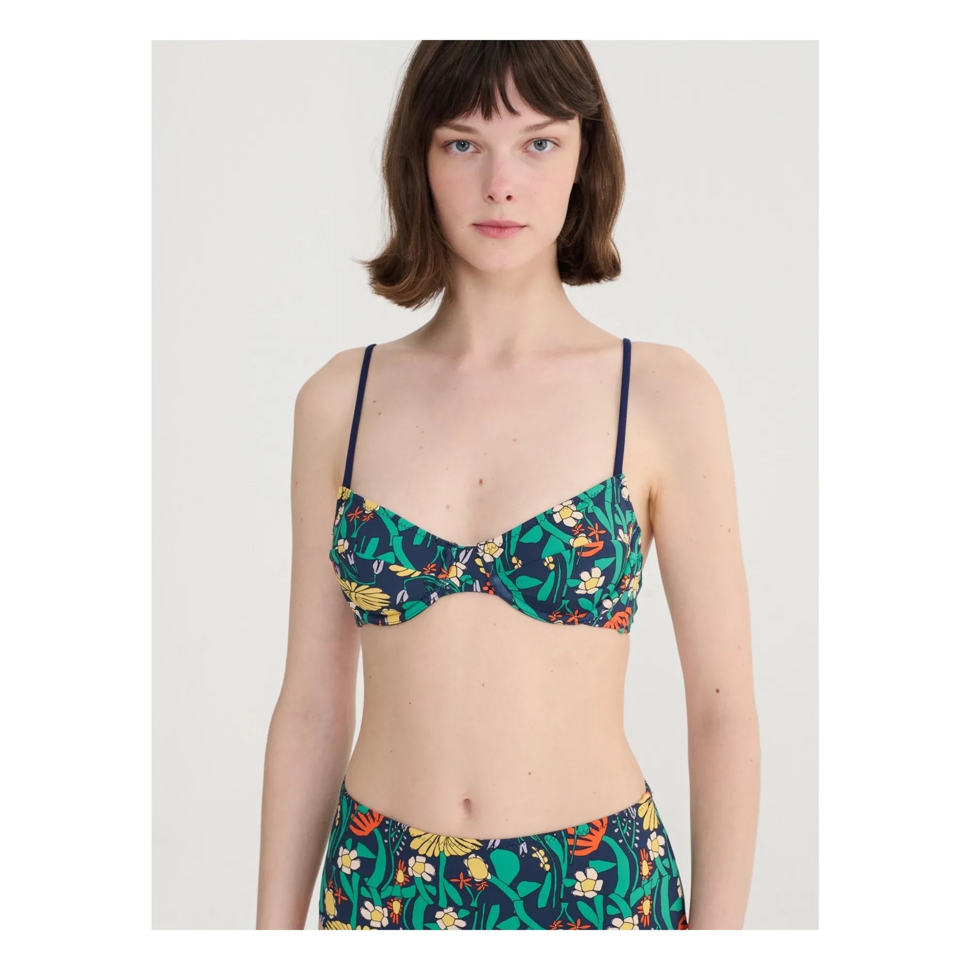 Bobo Choses - Parte superior de bikini Color Herbalist | Verde