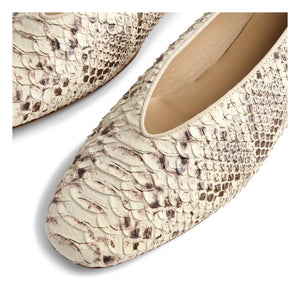 Le Monde Beryl - Zapatillas de ballet clásicas Regency de piel | Gris