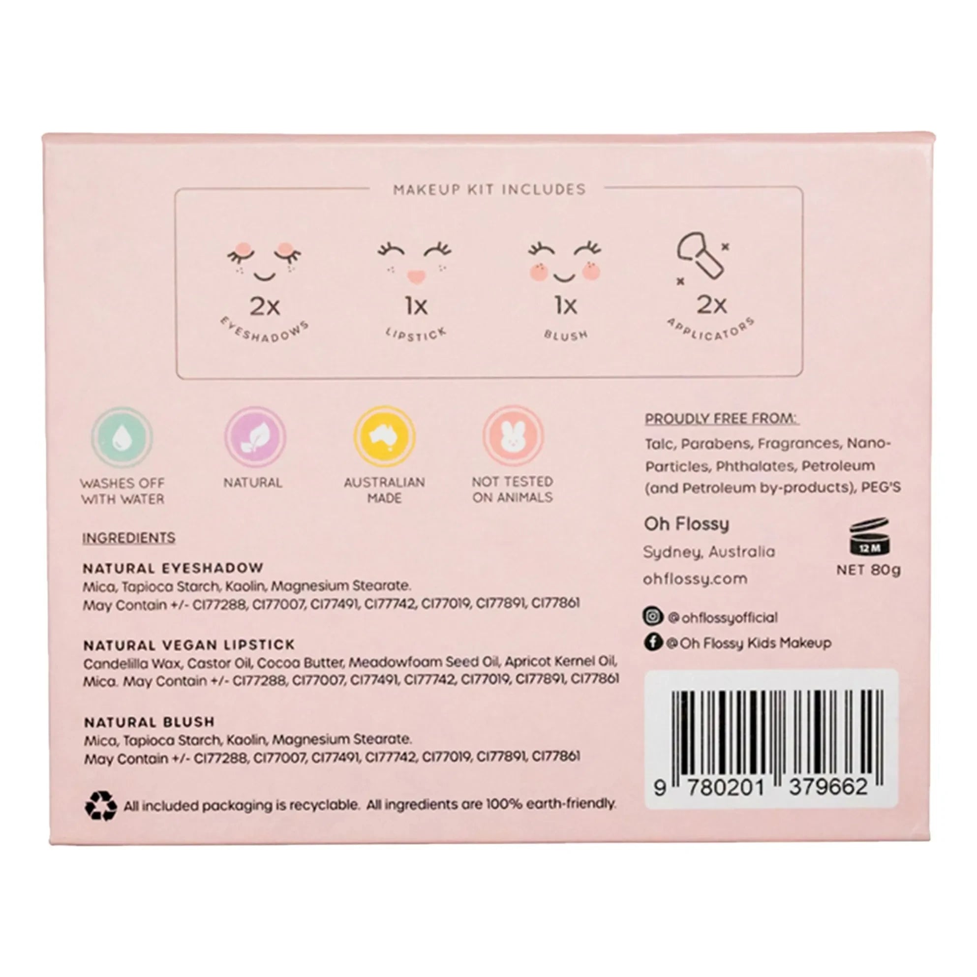 Oh Flossy - Miniset de maquillaje