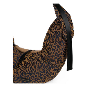 Caramel & Cie - Bolso bandolera Promenade con estampado de perro leopardo | Marrón