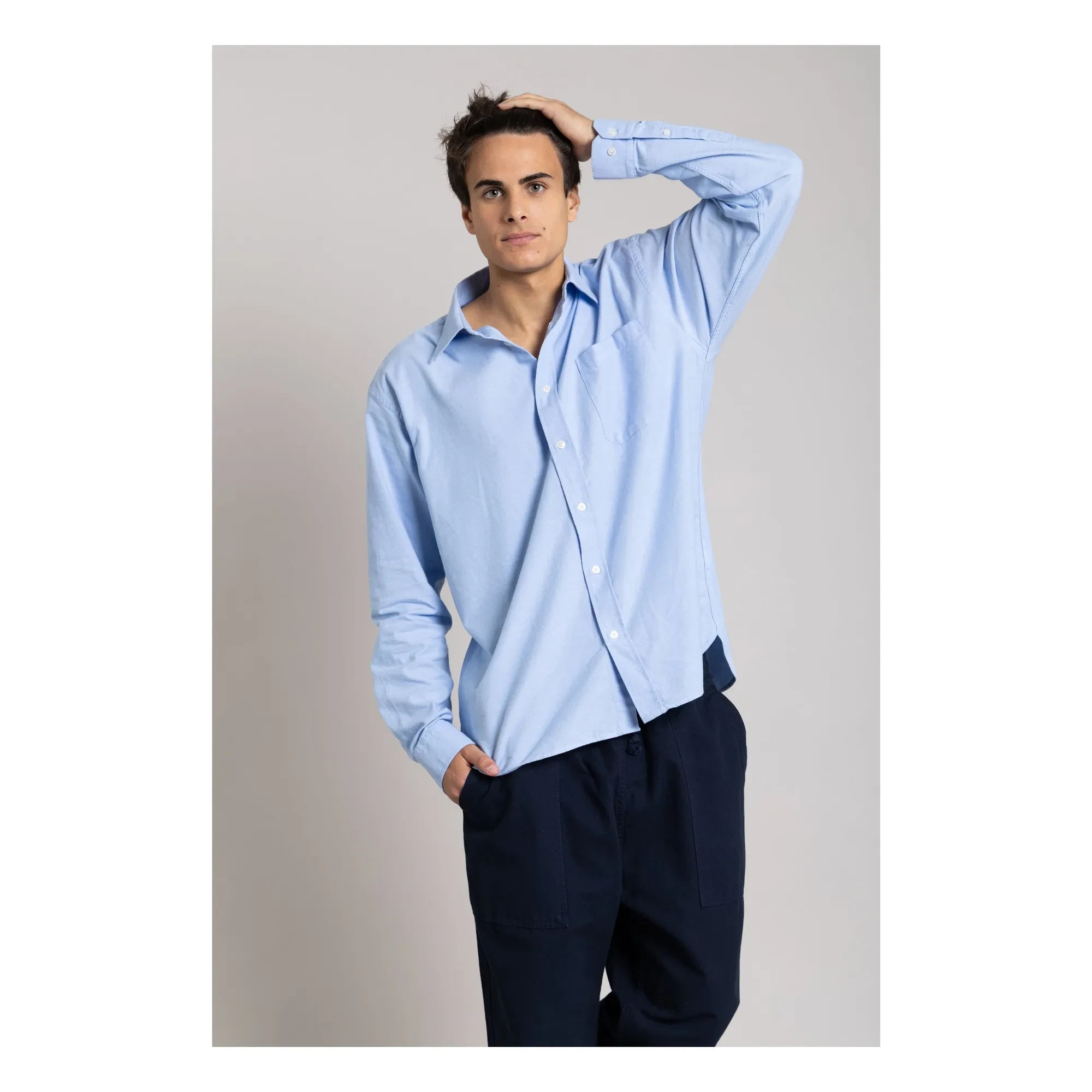 Camisa Oxford Smallable Man - Zola | Azul claro