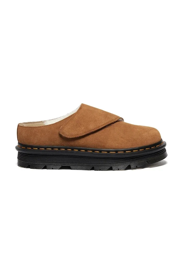 Zuecos de piel con forro cálido Dr. Martens ZebZag AnyWair