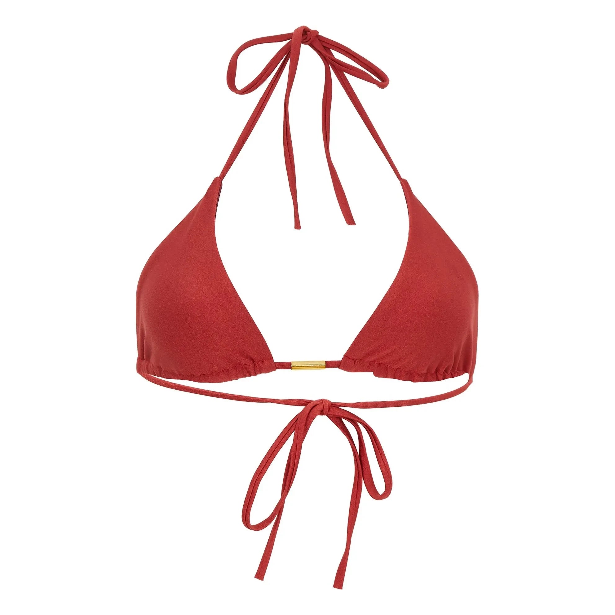 Alma Deia - Top de bikini triángulo Jenny | Palo de rosa