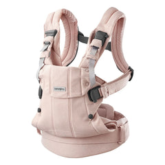 BabyBjörn - Mochila Portabebés Harmony en punto de red 3D | Rosa